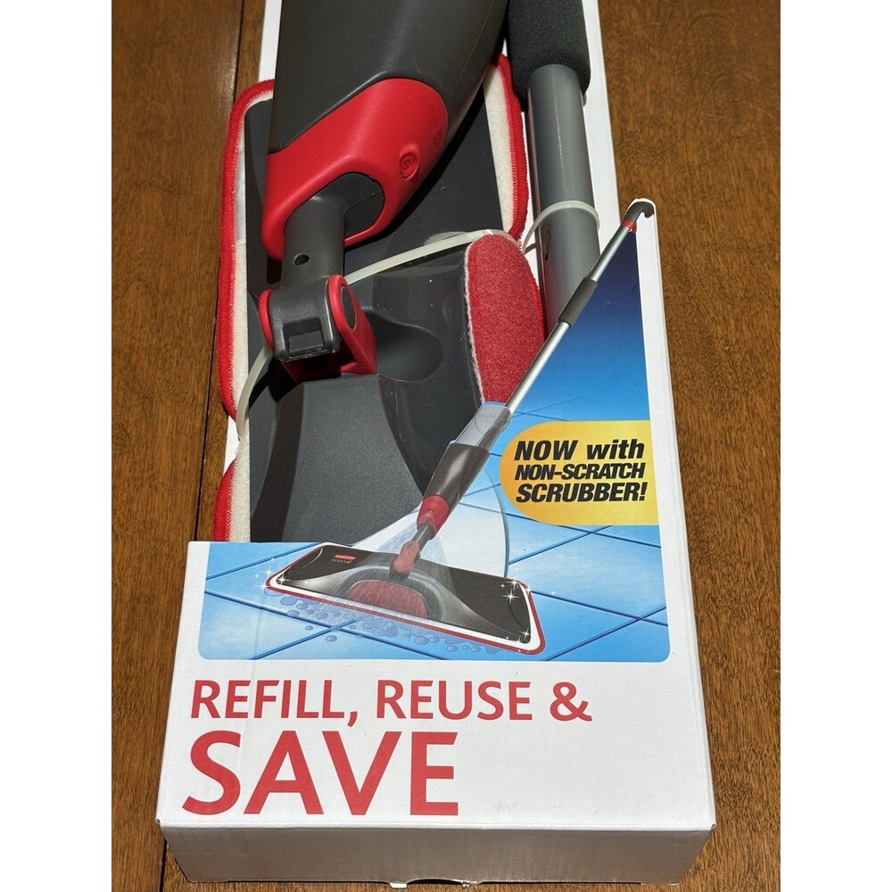 Reveal Floor Spray Mop 14 In. Flat Mop with Microfiber Mop Head - Picture 4 of 8